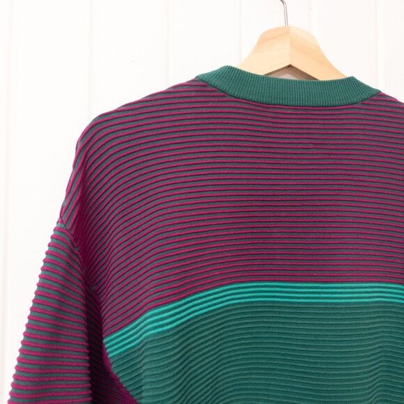 Nagnata Lucid Sweater Opal Rainbow Stripe Retro Knit Size XS - Picture 8 of 9